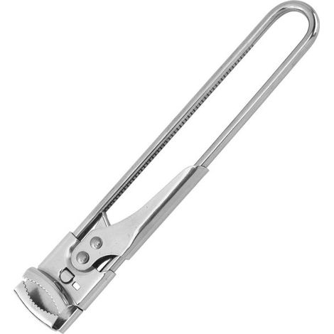 Apriscatole regolabile in acciaio inox - Apribottiglie universale per barattoli e coperchi in vetro (1/5)