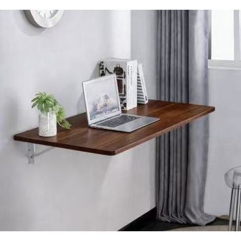 Table à linge rabattable — Bureau mural relevable conçu pour les petits espaces — Table pliante / Établi — Idéal pour les garages, abris de jardin, bureaux à domicile, buanderies et bars privés