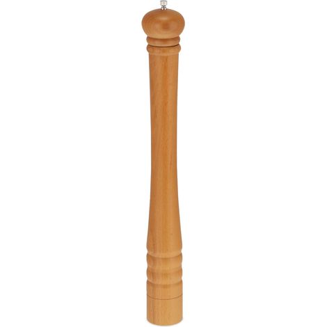 Molinillo de especias ergonómico XXL 51,5 x 6 cm fácil de usar diseño clásico en madera marrón 130010918 (1/5)