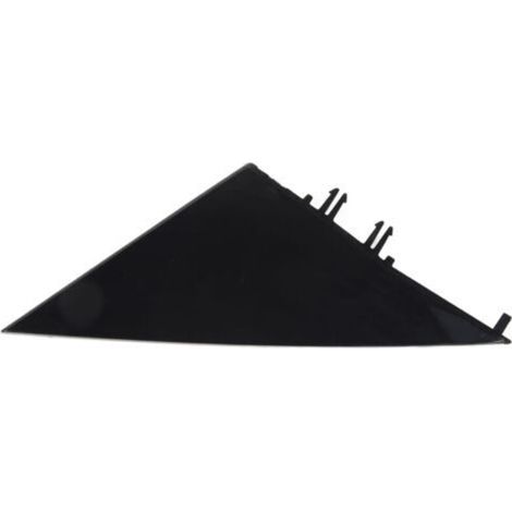 Placa triangular para espejo retrovisor lateral de puerta, panel de moldura triangular de repuesto para Tesla Model 3 2017-2020 izquierdo (2287.3013) -Crezuo