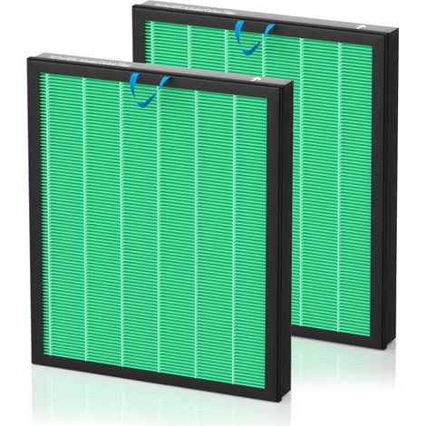 Lot de 2 filtres de rechange pour absorbeur de toxines, 3 en 1 H13 True HEPA, charbon actif, compatible avec le purificateur d'air Vital 200S (1/5)