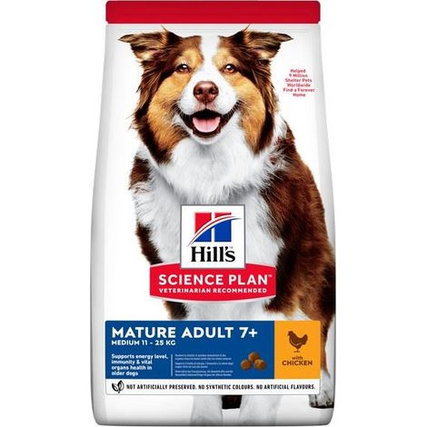 Hills Science Plan 7+ Dog Mature Med Dry Chicken 14kg - 262520