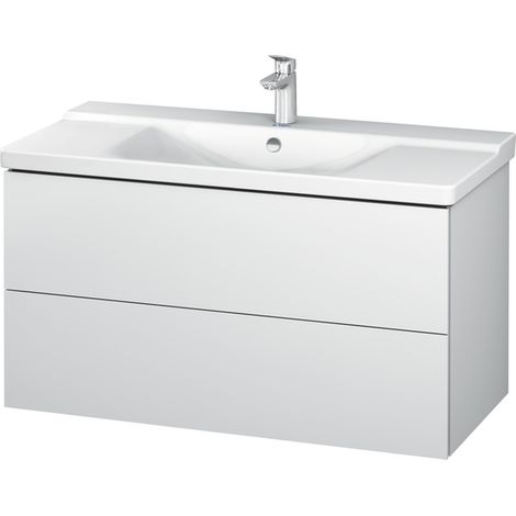 Mobile toilette Duravit L-Cube Vanity a parete larghezza 1020mm, profondità 481, 2 cassetti, adatto per P3 Comfort Articolo 233210, colorazione: Taupe Decor - LC625009191 (1/4)