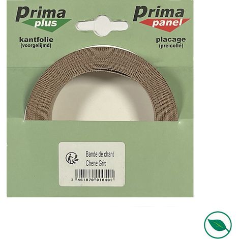 Bande de chant stratifié tablette chêne gris 5m long x 23 mm (1/2)