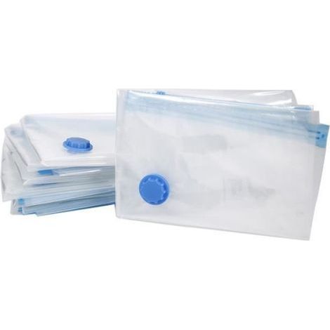Set mit 10 Vakuum-Aufbewahrungsbeuteln für Bettwäsche und Kleidung – 60 x 80 cm (1/5)