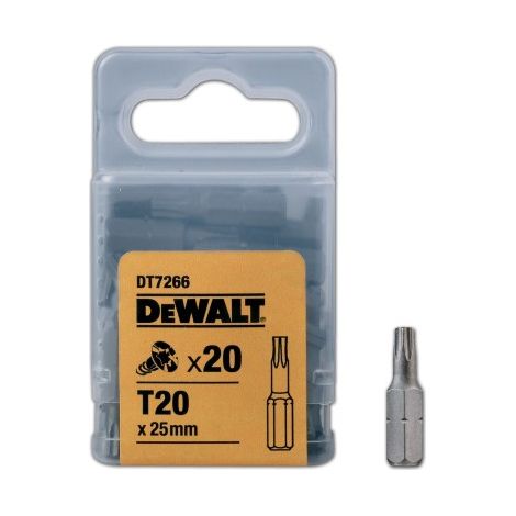 Embout de vissage DEWALT T20 25mm 5pcs 20 pièces (1/3)