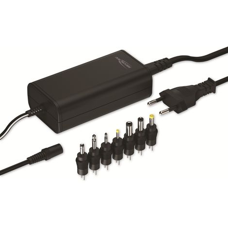 Ansmann 1201-0026 Steckernetzteil, einstellbar 12 V/DC, 24 V/DC, 22 V/DC, 20 V/DC, 19 V/DC, 18 V/DC, (1/5)