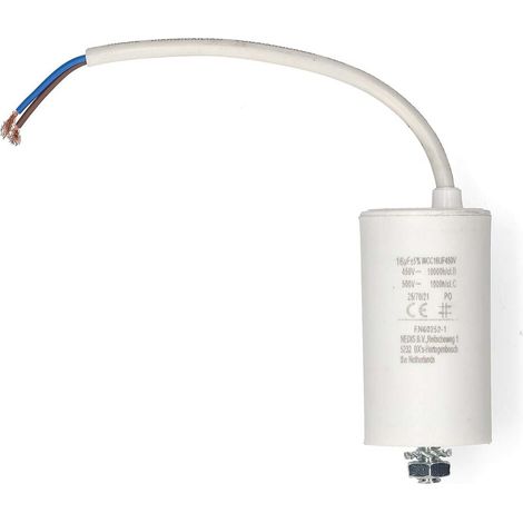 Nedis Multipack Kondensator / 16 uF / 450 V / Drahtleitung / 10 Stück - 10 Stück