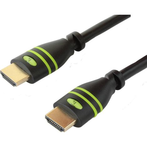 Cable HDMI-A macho/macho Techly de 2,0 m, tipo A (estándar), color negro. (1/4)