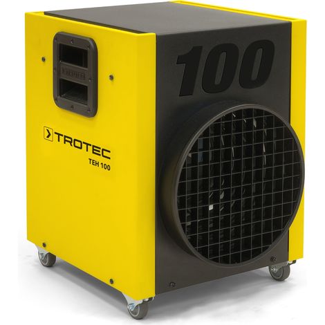 TROTEC TEH 100 Elektroheizer mit 18 kW Heizlüfter Heizgerät Bauheizer mit widerstandsfähiger Schutzlackierung