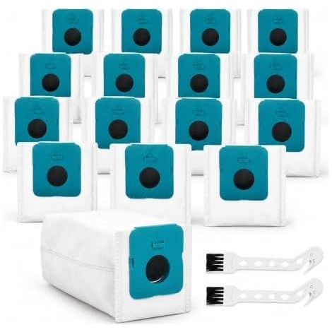 16 Sacs poussière pour Samsung Bespoke Jet VCA-ADB95 Sac parfaitement ajusté avec filtration multicouche, retient les poussières fines et limite les fuites lors du remplacement (1/5)