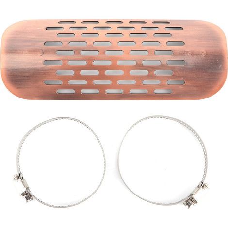 Silencieux d'échappement tuyau bouclier thermique couverture garde protecteur universel moto pièces or Rose (1/5)