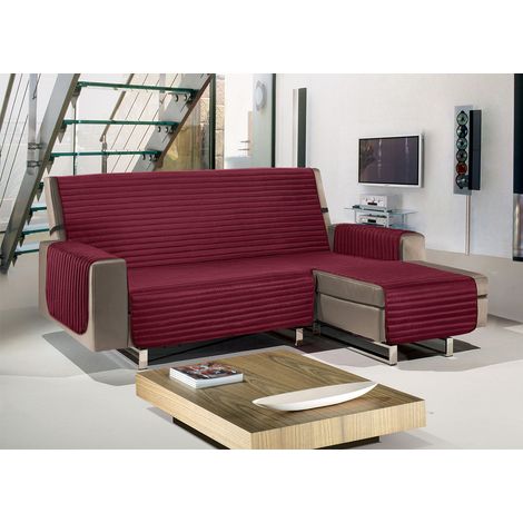 Copridivano Con Penisola Trapuntato Modello Best Colore Bordeaux, misura240 cmcoloreBordeaux (1/4)