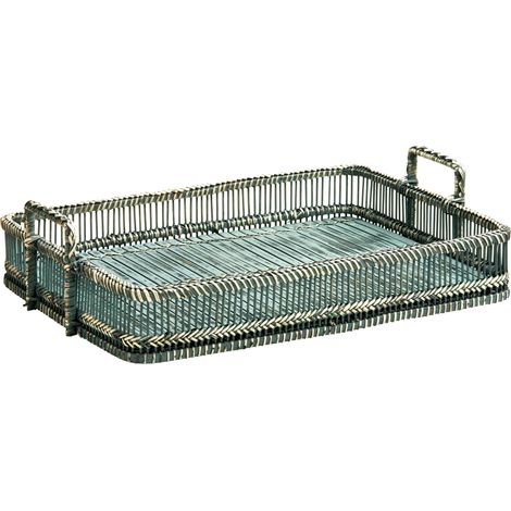 Premier Housewares Rustic Grey Washed Rectangular Tray (1/2)