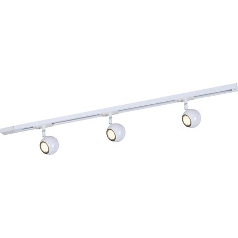 Kit rail blanc 100cm 3 spots GU10 Italux Marvi Blake (1/3)