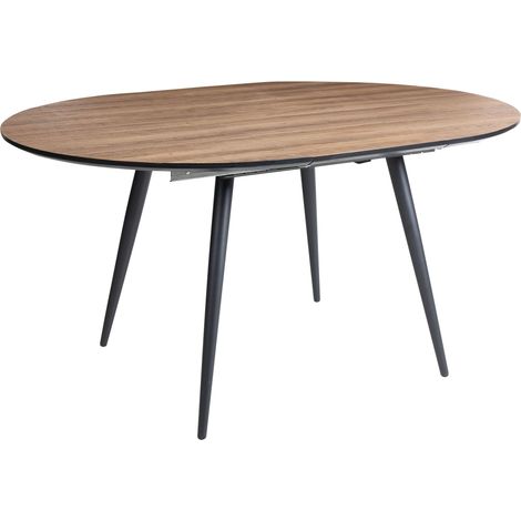 Ausziehbarer Esstisch SENIAC Braun 110/150 cm 112 cm