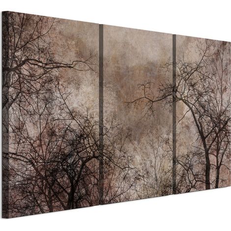 Quadro su tela italiana 90 x 60 cm trittico - stile modernista - natura Quadro su tela italiana 120 x 80 cm trittico - stile modernista - natura (1/5)