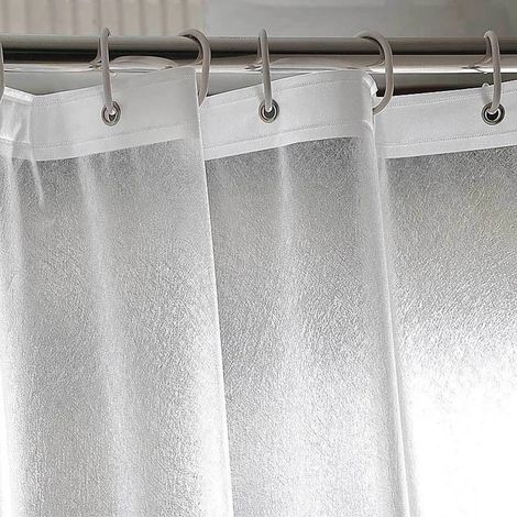 Rideau de douche PEVA 150x180 cm imperméable pour salle de bain (1/5)