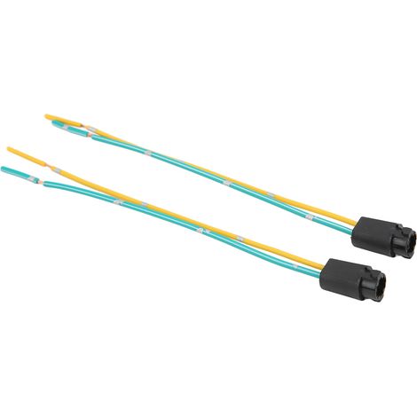2 pièces Douilles LED T5 12V Résistantes à la Chaleur avec Fil pour Équipements Industriels, Automobiles et Vélos (1/5)