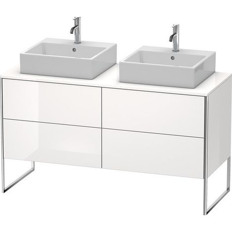 Meuble sous-vasque XSQUARE 778x1400x548mm f 2 Be blanc sdm