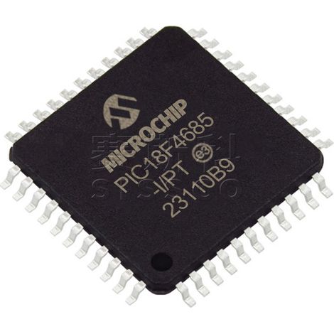 PIC18F4685-I/PT PIC18F6621-I/PT Electronic components Chip Electronic components, 5 units in total.