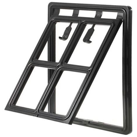 Chatière pour chiens et chats – Porte moustiquaire 35 cm x 45 cm – Installation facile – Convient à toutes les portes et fenêtres (1/5)