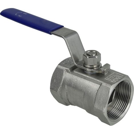Robinet à bille 1 1/2 FF/FF 1 élément inox réduit