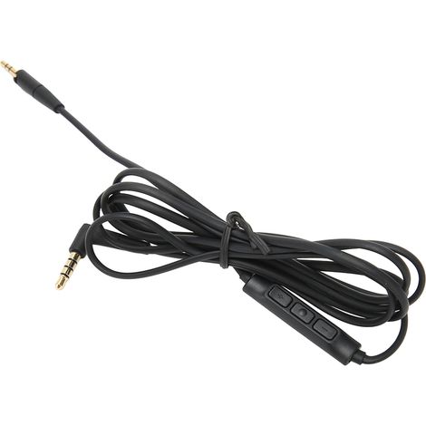 Câble de remplacement pour casque audio Sennheiser HD4.40, HD4.40BT, HD4.50, HD4.50BTNC et HD4.30i, avec télécommande micro et contrôle du volume (1/5)