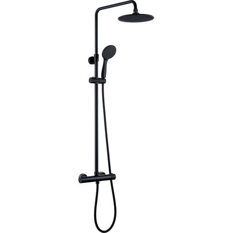 LLAVISAN L129114 Columna Termostática Redonda Black Plus 100-150 Cm - ref: L129114