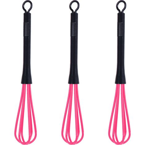 Outils De Mélange Pour Teinture Cheveux - Fouet En Plastique Léger Et Durable - Pour Salon Et Cuisine - Lot De 3 Pièces (1/5)