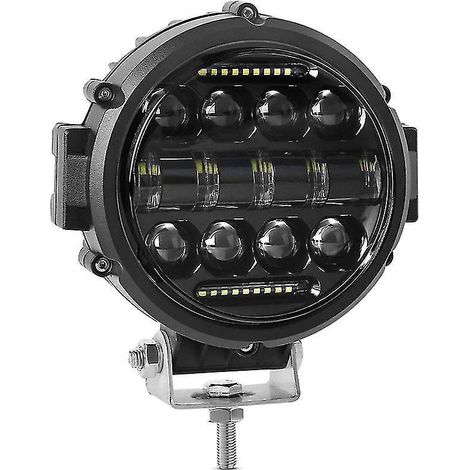 Projecteur de travail LED rond, faisceau combiné large/spot 60 W pour camions et SUV (1/5)