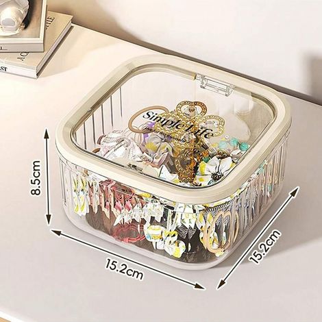 Boîte de rangement créative, idéale pour les accessoires pour cheveux, les pinces à cheveux et les élastiques des étudiantes. (1/3)