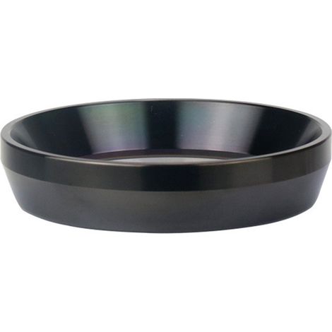 Entonnoir de dosage anti-poussière en alliage d'aluminium, anneau universel 58mm noir pour café et cuisine (1/2)