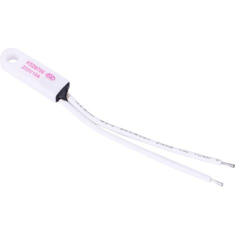 KSD9700 Normalerweise geschlossener Temperaturregler mit Keramikfühler, 40-150℃, 250 V, 10 A, 60℃ (1/5)