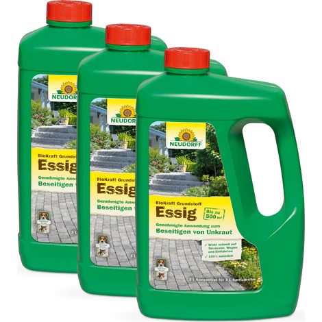 Neudorff BioKraft Grundstoff Essig - 3x 3 Liter