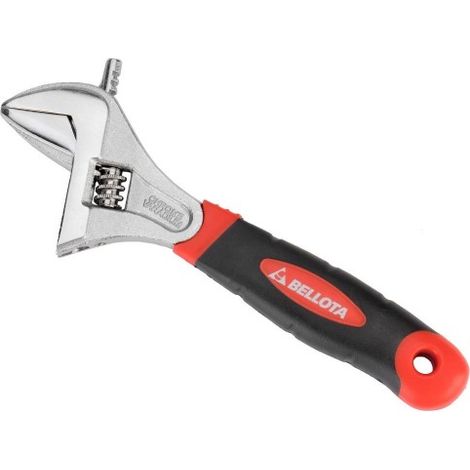 LLAVE AJUSTABLE MOLETA CENTRAL BIMATERIAL 8 - BELLOTA