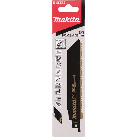 Sabre lame de scie Makita B-55572 152x1 25 mm 1 unités