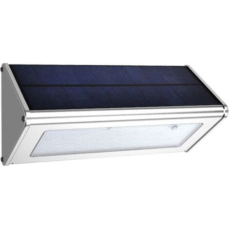 Lampe solaire d'extérieur à induction LED, éclairage d'extérieur, coque en alliage d'aluminium, 4 modes, haute luminosité, applique murale à texture élevée (1/4)