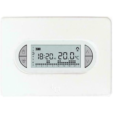 BPT crontermostato settimanale con cover bianco e azzuro - TH/450 - 69409200