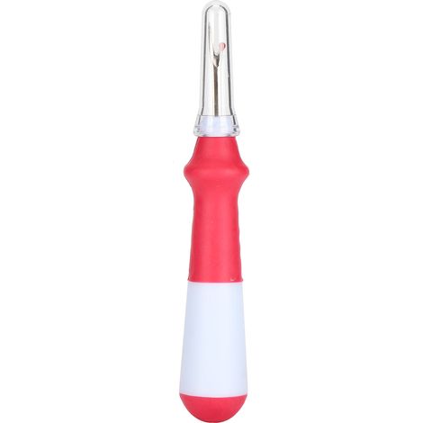 Sewing Seam Ripper Stainless Steel 2‑Colors Handy Stitch Tools for Opening Removing ThreadsRed (1/5)