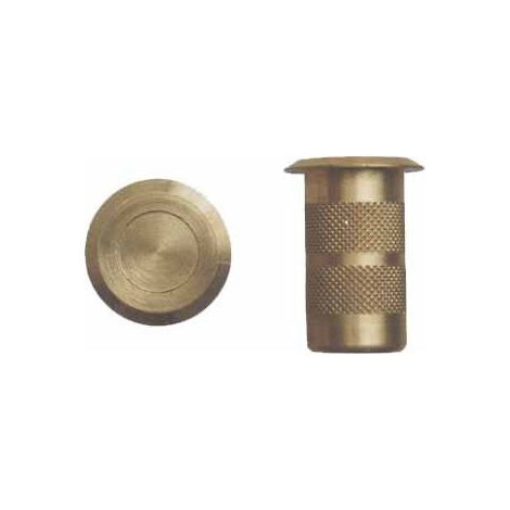 1 POZZETTO OTTONE D 6MM CON MOLLA