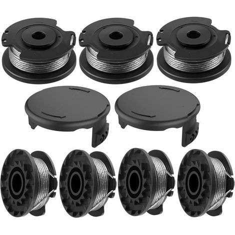 9 Pièces F016800569 Bobines de fil de Rechange pour débroussailleuse Bosch EasyGrassCut, F016800385 Bobine de Rechange de Toeu[535] (1/4)