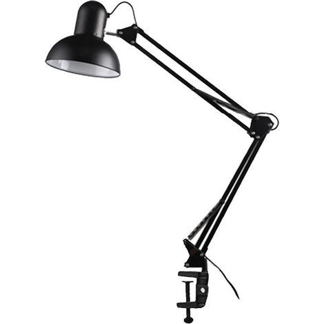 Gelenkige LED-Lampe – Verstellbarer Arm – E27-Fassung – Klemmbefestigung – USB-Stromversorgung – Für Büro und Innenräume – 1 Stück (1/5)