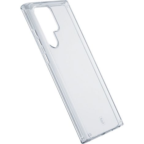 Cellularline Clear Strong - Custodia per Samsung Galaxy S23 Ultra con protezione antibatterica (Trasparente) (1/5)