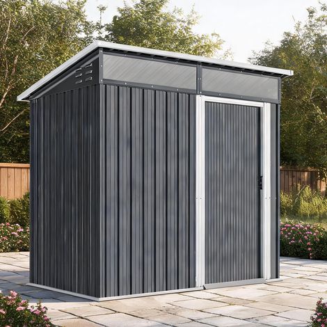 Abri de jardin en acero Galvanizado 195 x 122 x 182 cm (1/5)