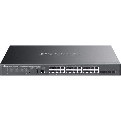 TP-Link SG5428XMPP switch di rete Gestito L3 Gigabit Ethernet (10/100/1000) Supporto Power over Ethernet (PoE) Nero
