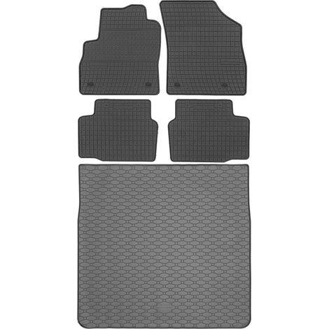 Juego de alfombrillas de goma para coche y alfombrilla para maletero para Opel Astra V K Kombi (2016-2021).