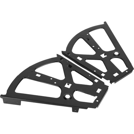Schuhschrank mit Scharnier, 2-stufigem Drehregal, kaltgewalztem Stahl, schwarzes Möbelaccessoire (1/5)