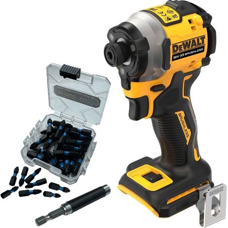 Dewalt DCF850N 18v XR Brushless Ultra Compact Impact Driver Bare + 25pc Torsion (1/5)