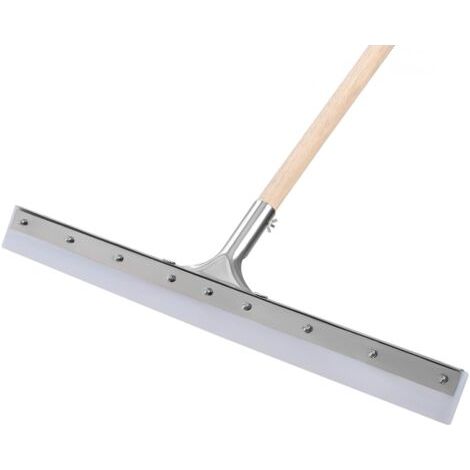Raclette Sol - Balai Silicone - 60 cm - avec Manche en Bois 150 cm - Racleur à Eeau - Balai Raclette Sol Exterieur Terrasse-NANOTEH (1/5)